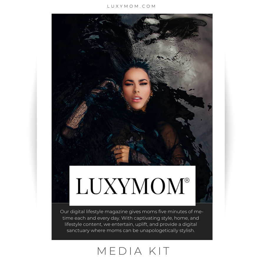 Hello Branding & Creative Co designed LUXYMOM's Media Kits